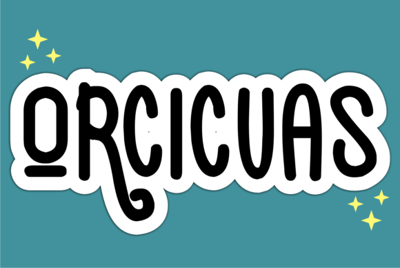A Designer's Guide to the Orcicuas Font