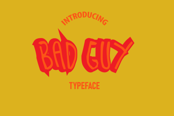 Bad Guy Font: A Vintage Display Typeface for Modern Web Design