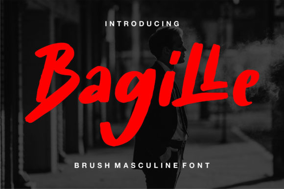 Bagille: A Masculine Display Font for Editorial Design