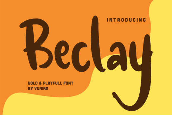 Beclay: A Display Font Built for Digital Branding