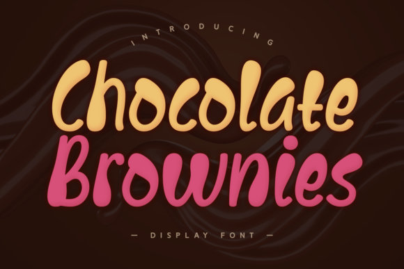 Chocolate Brownies: A Font with a Warm, Indulgent Personality