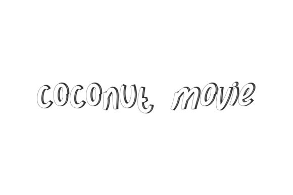 Coconut Movie: The Display Font That Energizes Campaign Stories