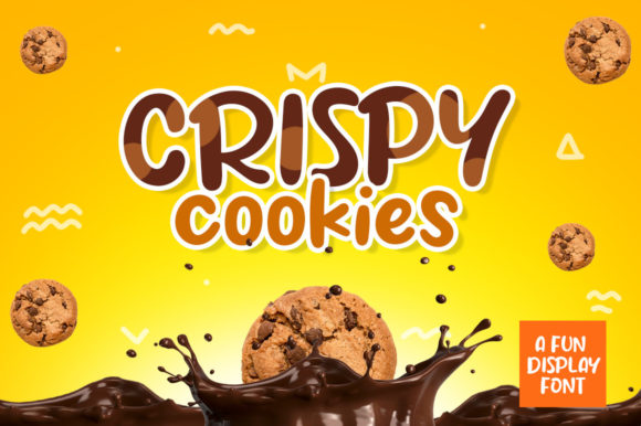 Crispy Cookies: A Playful Display Font for Digital Charm