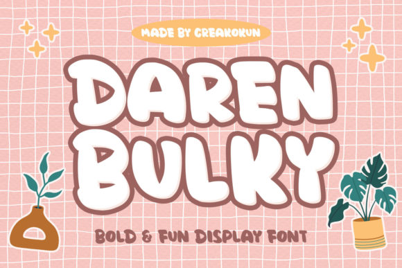 Daren Bulky: A Font for Editorial Joy