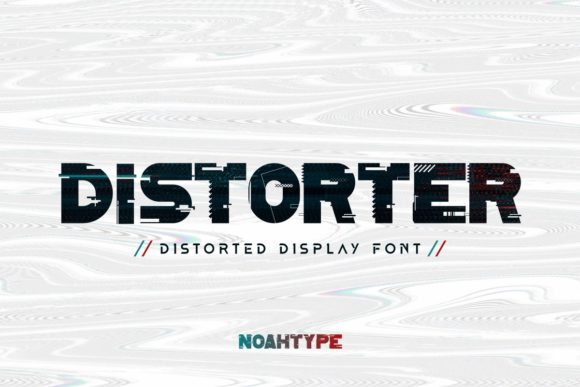 Distorter: A Bold Display Font for Editorial Impact