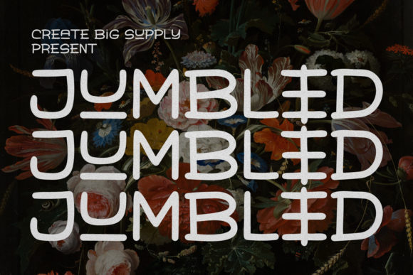 Jumbled: A Modern Display Font for Scroll-Stopping Marketing