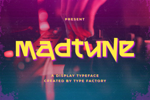 Madtune: A Futuristic Display Font for Editorial Impact