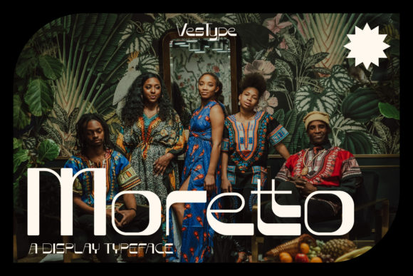 Moretto: A Modern Display Font for Digital Engagement
