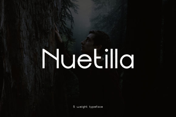 Nuetilla: A Modern Display Font for Digital Designs
