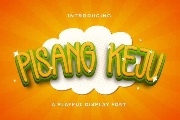Pisang Keju: The Playful Font Every Maker's Toolkit Needs