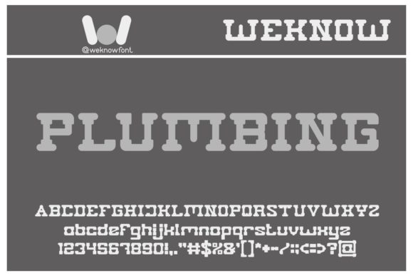 Plumbing: A Display Font for Digital Brand Authority