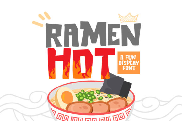 Ramen Hot: A Font Designed for Editorial Playfulness