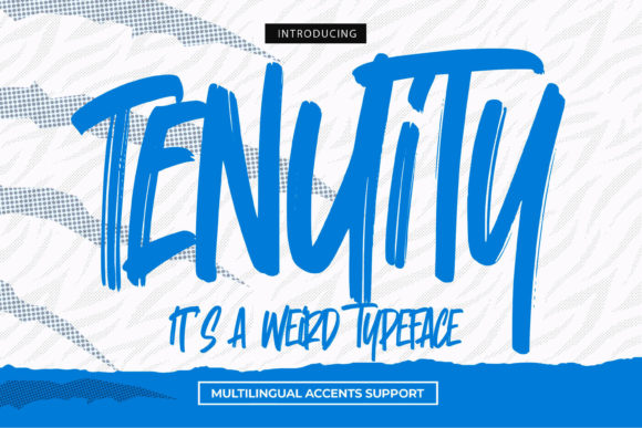 Tenuity: A Beautiful Craft Font for Your Product Designs