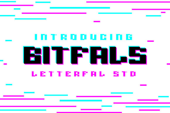 The Bitfals Typeface: A Bold Pixel Display Font for Digital Design