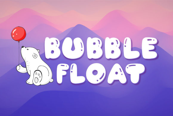 The Bubble Float Font for Scroll-Stopping Visual Communication