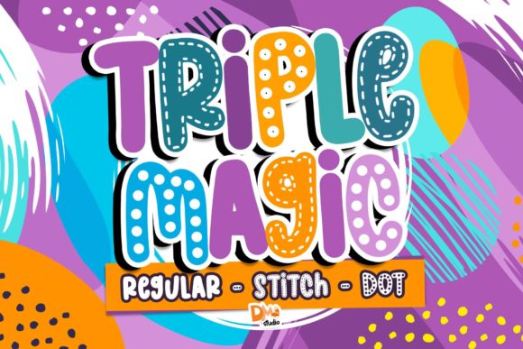 Triple Magic: A Display Font for Friendly Digital Brands